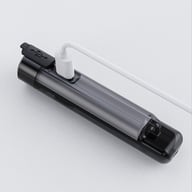 Miniatyrbilde 2 av 25-47-drb-5926 Evian Oppladbar Minilykt med LED-lys og Fløyte