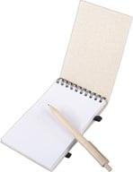 Miniatyrbilde 1 av 25-47-drb-6037 Hilo Hvetestrå Notatbok med Spiral