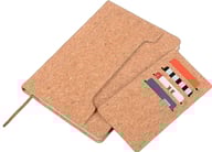 Miniatyrbilde 1 av 25-47-drb-6116 Alar A5 Kork Notatbok med Kortholder