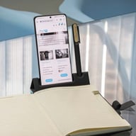 Miniatyrbilde 2 av 25-47-drb-6118 Riven A5 RPET Magnetisk Notatbok