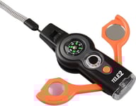 Miniatyrbilde 1 av 25-47-drc-6092 Aron 7-i-1 Kompass med Overlevelsesfunksjoner