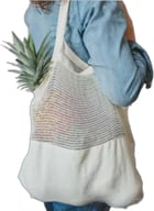 Miniatyrbilde 2 av 25-47-drc-6147 Dhaka 180g/m2 Resirkulert Bomull  Handlenett