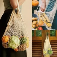 Miniatyrbilde 2 av 25-47-drc-6148 Mathilde Resirkulert Bomull Sammenleggbart  Handlenett