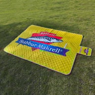 Miniatyrbilde 1 av 25-47-drc-6207 Hazel RPET Fullfargetrykket Piknikteppe