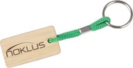 Miniatyrbilde 4 av 25-47-drc-7164 Sioux Bambus og RPET Nøkkelring med Snor Nøkkelring