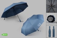 Miniatyrbilde 2 av 25-47-drc-7217 Rome RPET 23" Sammenleggbar Paraply