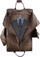 Miniatyrbilde 3 av 25-47-drc-7219 Cairo Retro Lær 2-i-1 Dresspose og Weekendbag