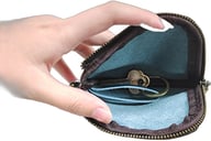 Miniatyrbilde 2 av 25-47-drc-7225 Nyno Lær Myntpung Nøkkelring