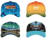 Miniatyrbilde 1 av 25-47-drc-8130 Heltrykket Klassisk Polyester Caps