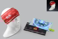 Miniatyrbilde 2 av 25-47-drc-8145 Fukuoka RPET Sport Pannebånd