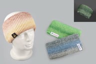 Miniatyrbilde 2 av 25-47-drc-8251 Merethe Fleece Flerfarget Refleksstrikket  Pannebånd