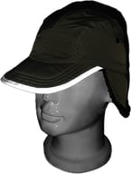 Miniatyrbilde 3 av 25-47-drc-8286 Katti Nylon Vintercaps med Ørelapper og Refleks