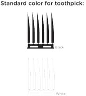 Miniatyrbilde 1 av 25-47-drc-9412 Belira Plast Tannpirker i Hylsekort