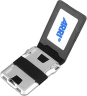 Miniatyrbilde 2 av 25-47-drc-9731 Lumi Aluminium og PU-lær RFID Kortlommebok