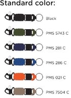 Miniatyrbilde 1 av 25-47-drc-9892 Breeze Paracord Nøkkelring med Magnetspenne