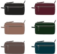 Miniatyrbilde 1 av 25-47-drc-9932 Hotan Retro Lær Toalettmappe