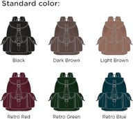 Miniatyrbilde 1 av 25-47-drc-9934 Aksu Retro Lær 18L Ryggsekk