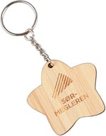 Miniatyrbilde 3 av 25-47-drd-5399 Haven Bambus Nøkkelring i Eget Design