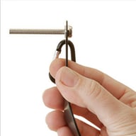 Miniatyrbilde 4 av 25-47-drd-5417 Arlon Rustfritt Stål 5-i-1 Spork med Karabinkrok