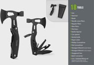 Miniatyrbilde 2 av 25-47-drd-5862 Orio 18-i-1 Rustfritt Stål Multiverktøy med Hammer