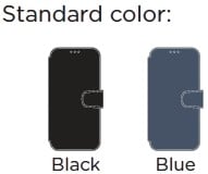 Miniatyrbilde 1 av 25-47-drd-5871 Luma PU Lær RFID iPhone Lommebok og Mobilstativ