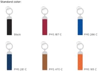 Miniatyrbilde 1 av 25-47-drd-5936 Bay PU Lær og Metall  Nøkkelring