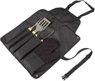 Miniatyrbilde 1 av 25-47-drd-5945 Gery Rustfritt Stål og Tre 4 stk BBQ Sett