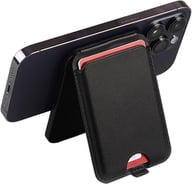 Miniatyrbilde 3 av 25-47-drd-5971 Karkila PU-lær RFID Kortholder med Telefonstativ