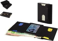 Miniatyrbilde 2 av 25-47-drg-0202 Monaco Lær Kortholderlommebok