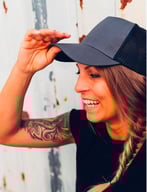 Miniatyrbilde 2 av Violet/White Atlantis Rapper Cotton Caps