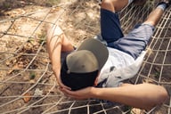 Miniatyrbilde 1 av Black-Dark Grey Atlantis Bryce Resirkulert Polyester Caps