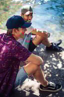 Miniatyrbilde 5 av Black Atlantis Fiji Resirkulert Polyester Caps