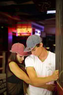 Miniatyrbilde 2 av Burgundy Atlantis Digg Caps