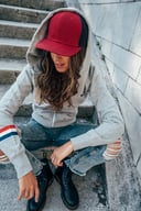 Miniatyrbilde 2 av Black/Grey Melange/White Atlantis Sonic Caps