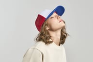 Miniatyrbilde 2 av Acquamarine-Black Atlantis Rapper Cotton-S Caps