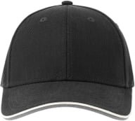 Miniatyrbilde 1 av Black Atlantis Pilot Piping Sandwich-S (Xtra) Økologisk/Resirkulert Bomull Caps