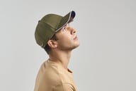 Miniatyrbilde 3 av Black Atlantis Pilot Piping Sandwich-S (Xtra) Økologisk/Resirkulert Bomull Caps