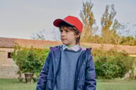 Miniatyrbilde 6 av Colombia Blue/Navy Atlantis Kid Star-S (XTRA) Økologisk Bomull  Caps Barn