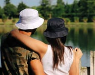 Miniatyrbilde 2 av Navy Atlantis Bucket Cotton Bøttehatt