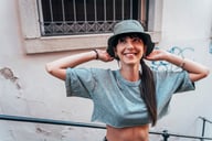 Miniatyrbilde 3 av Black Atlantis Geo Resirkulert Polyester Bøttehatt