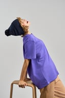 Miniatyrbilde 9 av Beige Atlantis Wind-S Pompom RPET Lue med Dusk