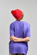 Miniatyrbilde 11 av Beige Atlantis Wind-S Pompom RPET Lue med Dusk