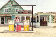 Miniatyrbilde 3 av Aqua Green American Tourister Airconic Koffert med 4 hjul 67 cm