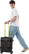 Miniatyrbilde 3 av Coated Black/Lime American Tourister Urban Track Koffert med 4 hjul 55 cm