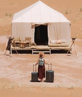 Miniatyrbilde 6 av Honey Gold Samsonite Proxis Utvidbar Koffert med 4 Hjul 55 cm