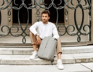 Miniatyrbilde 1 av Black Steel Samsonite Securipak Anti-theft PC-ryggsekk