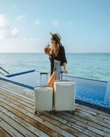 Miniatyrbilde 1 av Black Samsonite Upscape Utvidbar Koffert med 4 Hjul 69 cm