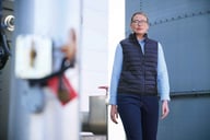 Miniatyrbilde 1 av Marine Brook Taverner Skyline padded vest (D)