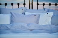 Miniatyrbilde 8 av Beige Lexington Pin Point Bomull Putetrekk