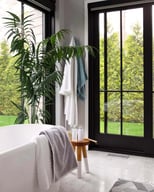 Miniatyrbilde 6 av Petunia Pink/White Lexington Original Striped Kjemmet Bomull Håndkle